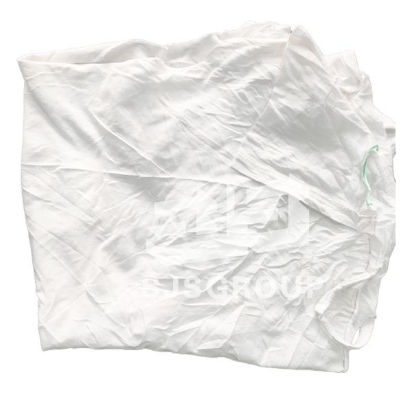 Industrial use white cotton rag 20kg industrial cleaning cotton rags white t-shirt rags 10kg 25kg Wipers for cleaning