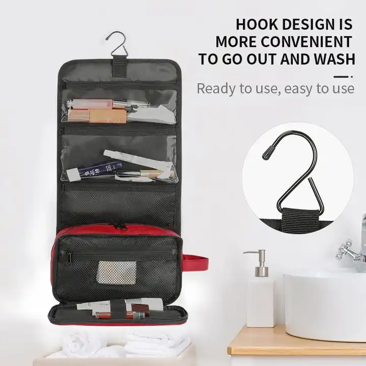 Capota con cierre de cremallera 2l de viaje colgante de ropa de baño para mujeres