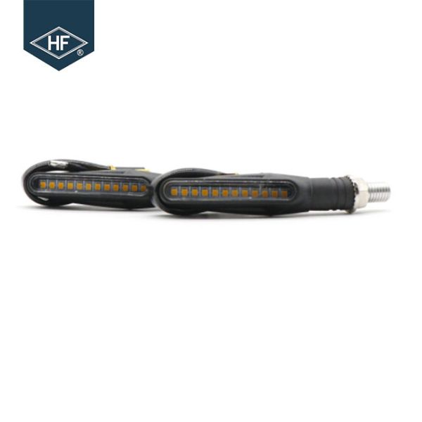 ABS Sequential Flowing Motorcycle Signal Lights , Water Running Motorcycle Safety Lights