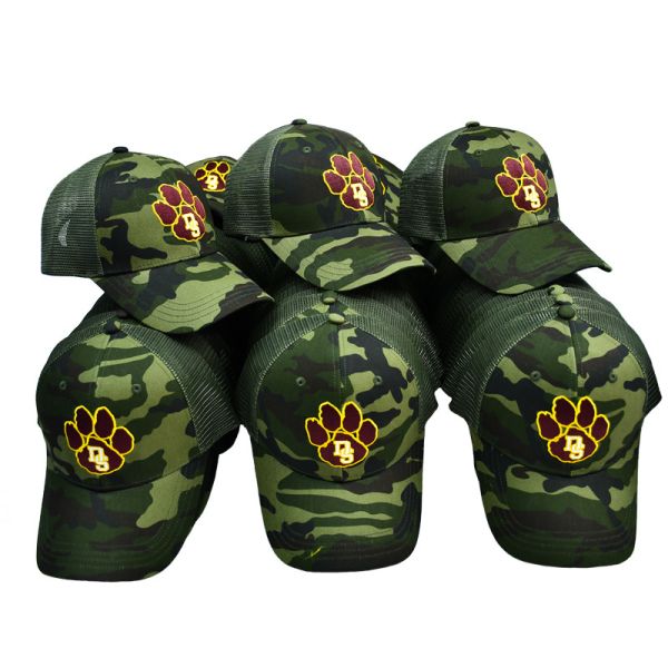 Green Mesh Trucker Hat Custom 6 Panel Gorra Trucker Cap With Embroidery Logo