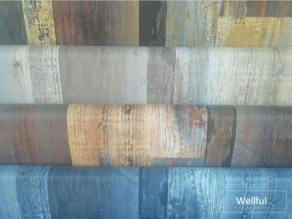 SGS Vinyl Floor PVC Decor Film 1000mm Ink Transfer Printing