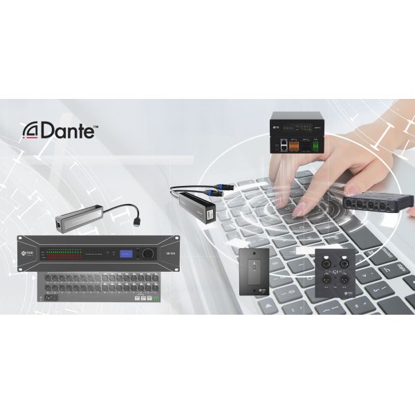 16X16 Network USB Dante Audio Interface 48V 16 in 16 out 16 Channel Poe
