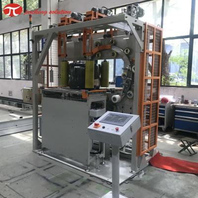 máquina horizontal da máquina de embalagem 120r/do pneu 3Kw Min Conveyor Line Tire Wrapping