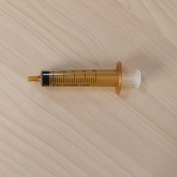 PP 5/10/20/50/60ML Disposable Single Use Light-shielded Light-proof Dispensing Syringes with Needle