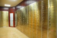 O UL certificou a caixa de cofre-forte grossa do banco da porta de 10mm com a prateleira do PNF para fora