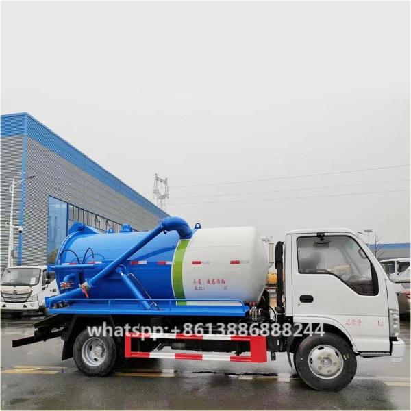 I SUZU 4000-5000  Liters   Vacuum Truck  Sewage Suction  Septic Pump Truck