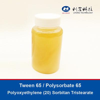 Cas 9005-71-4 Tween Polysorbate 65 Polyoxyethylene 20 Sorbitan Tristearate Surfactant In Bulk