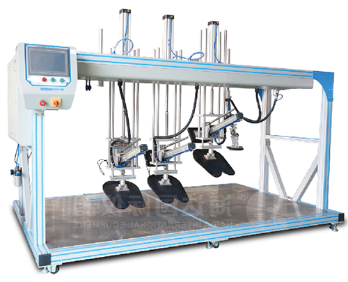 PLC Furniture Testing Equipment Three Seat Sofa Durability Tester Multi Location Load Detection
