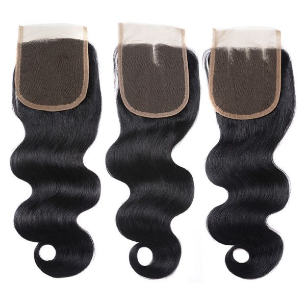 Human Hair Extensions Bundles With Lace Closure Hair Weft SINGLE WEFT 0.2kg