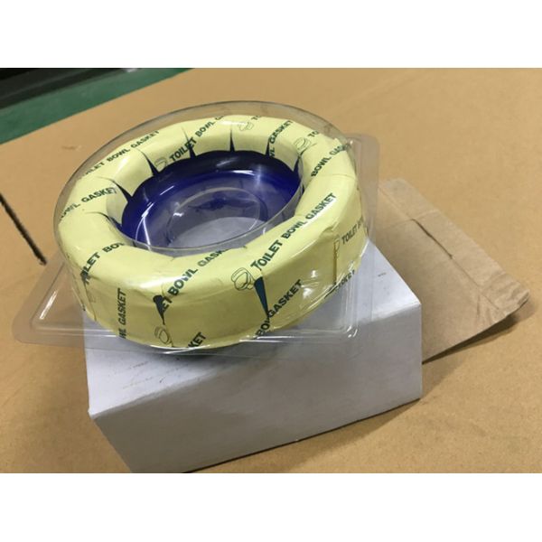 Anti Bacterial Rubber Toilet Seal Flange , Toilet Floor Flange General Flushing Mode