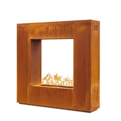 Chaminé autônoma do queimador de Heater Corten Steel Natural Gas do pátio de 72 polegadas