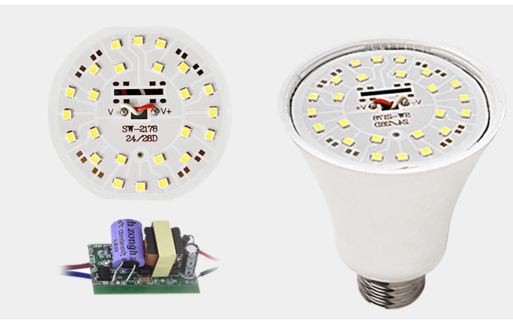 Шарики СИД SMD крытые E27 B22 3W 22W A65 A60 дневные