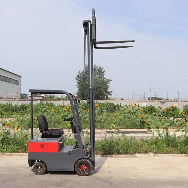 CPD10 1T Lead Acid Battery Forklift 1000kgs Container Mast Electric Fork Truck