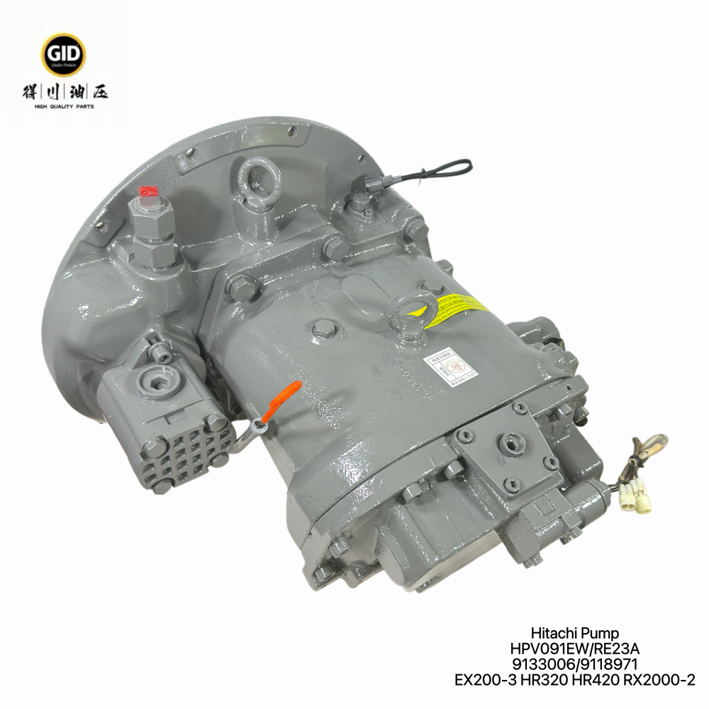 Hitachi HPV091EW Hydraulic Main Pump with High-Strength Cast Iron Construction Precision Components and Tested Before Shipment for EX200-3 HR320 HR420 RX2000-2