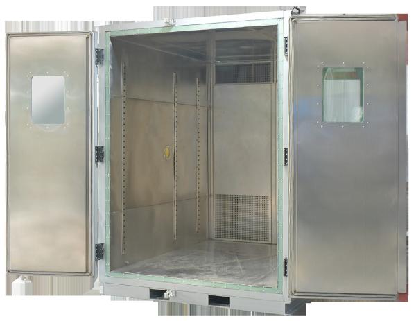 Chambre d'essai environnementale recouverte de poudre pour les équipements électroniques aérospatiaux