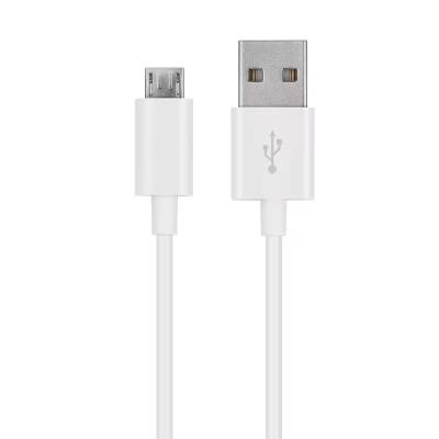 White USB AM To Micro USB Charging Cable 480Mbps Custom Logo OEM ODM