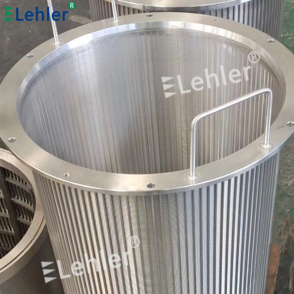 Stainless Steel Vertical Strainer Out Flow Resin Filter With 80mm Inner Dia