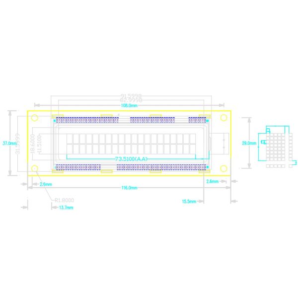 Factory Customize TN STN HTN FSTN 6 O'Clock SPI LCD Display Module