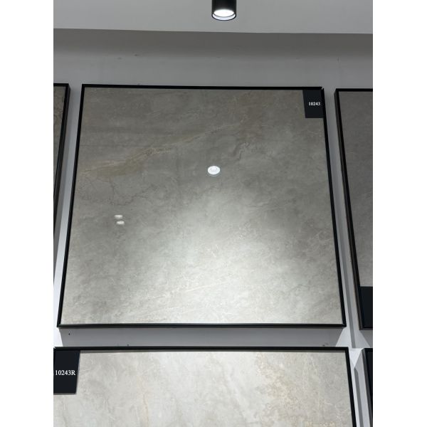 Baldosa de porcelana esmaltada pulida marrón claro de 1000x1000 mm para interiores, resistente a las manchas y antibacteriana, para sala de estar y comedor