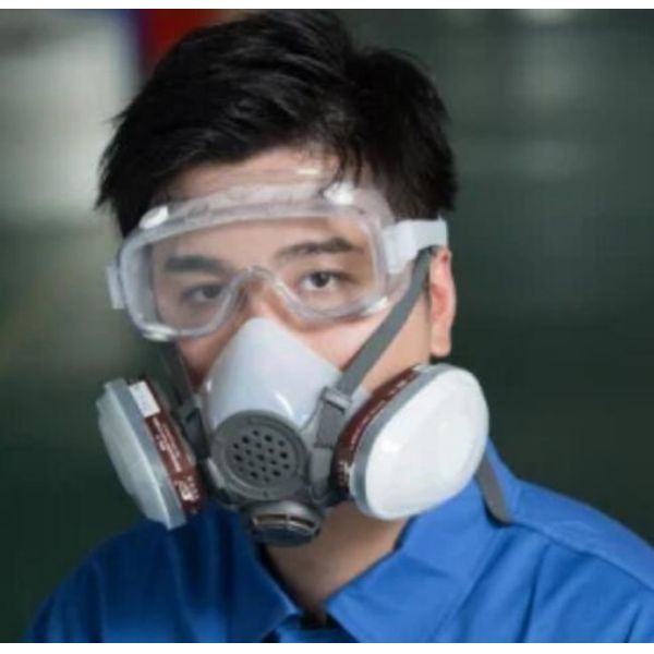 Органическое белых брызг респиратора газа респираторов половинной маски Брауна анти- химическое