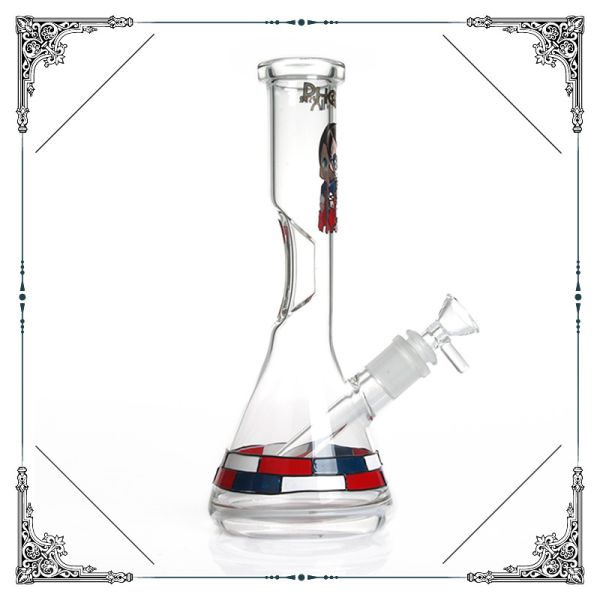 Superman Bongs Glass Smoking Water Pipe Beaker Bong New Design Glass Hookah Pipes