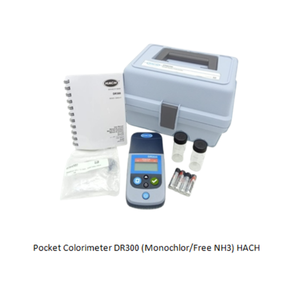 HACH DR300 Portable Colorimeter Instrument For Testing Residual Chlorine Ammonia Nitrogen Ozone