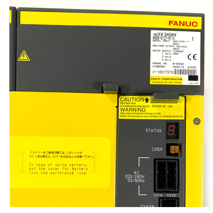 FANUC Alpha i Servo Module (A06B-6127-H109) – A IS V-360 HV Single-Axis Servo Amplifier