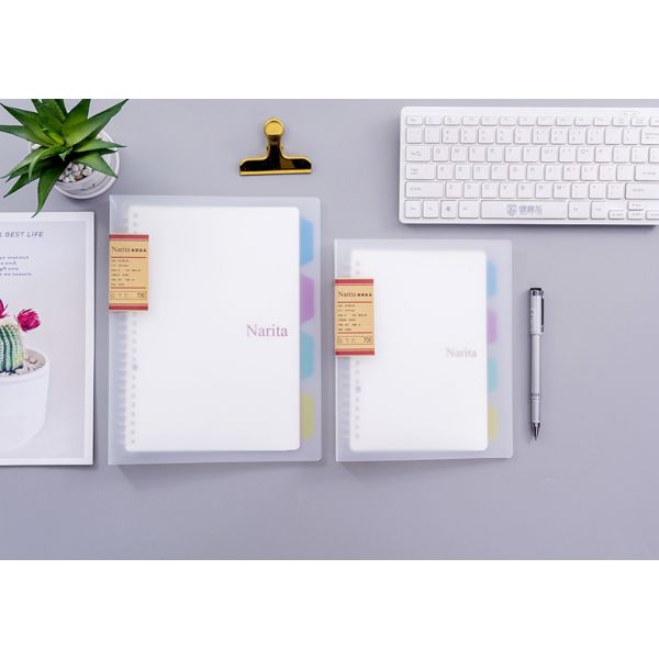 Офис и студенты A5/B5 40 листов Пластиковая крышка Книжка с прозрачной крышкой