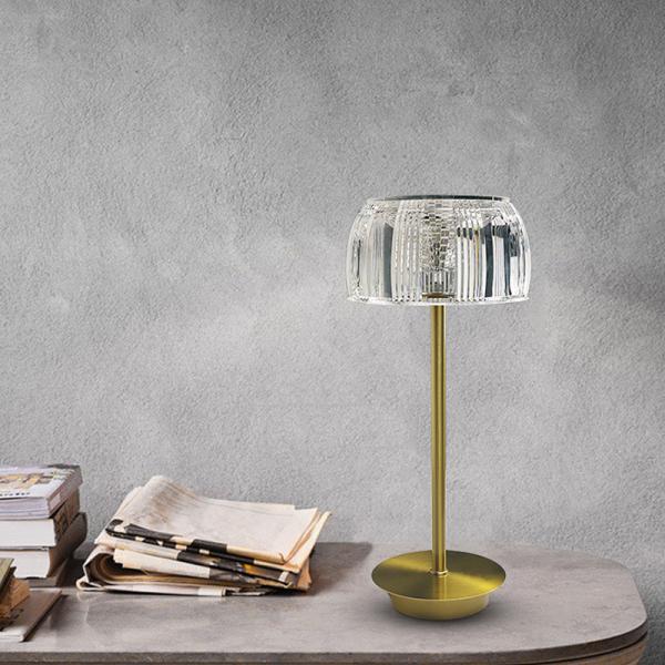 Home Decor Dimmable Bedside Touch Metal LED Table Lamp Restaurant Bar