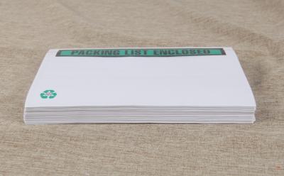 Custom Printed Packing List Envelopes Logistics Packaging Plastic Back Bag