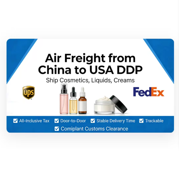 Sensitive Cargo Air Express Service DDP Shipping For Cosmetics / Liquids / Pastes