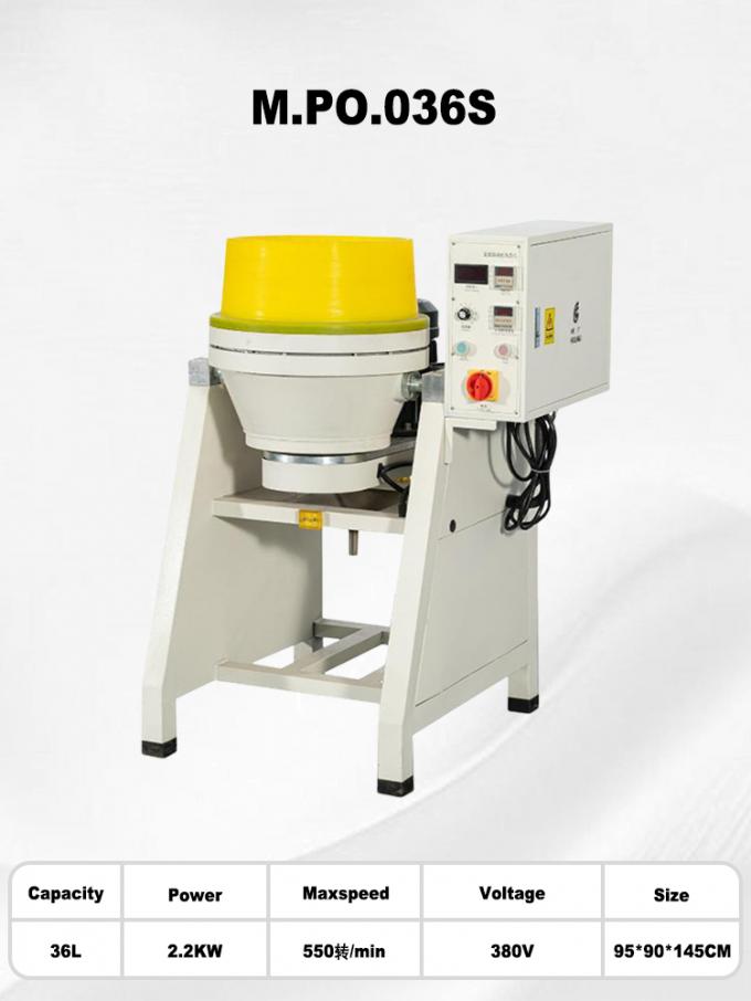 High-Capacity 36L Metal Polishing Tumbler with 2.2KW Power and 550 RPM for Jewelry Production