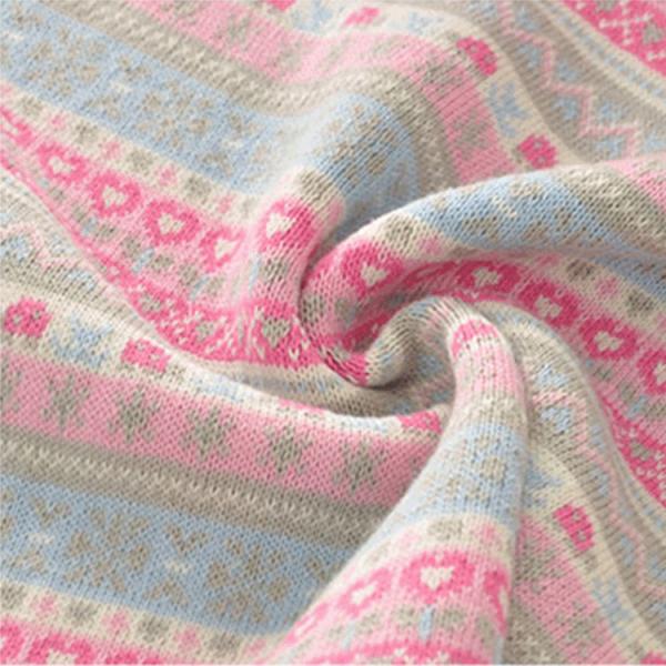 Sofa Knit Throw Blanket Machine Washable Cotton Home Decor Blanket