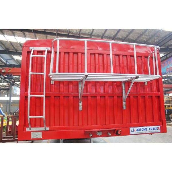 3 Axls 50-80 Tons Fence Cargo Semi Truck Trailers with T700/Q345 Steel Main Beam