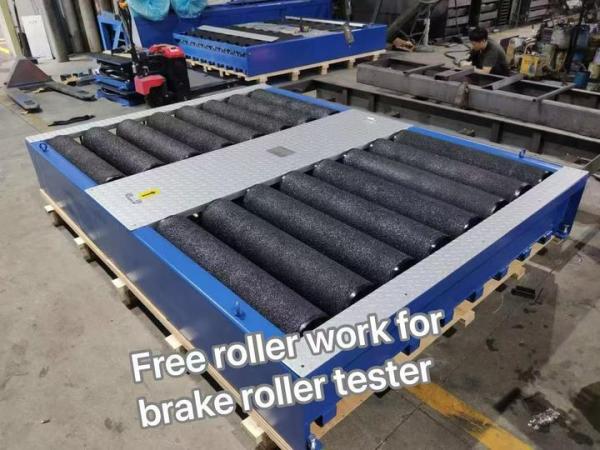 free roller 8 rollers work for brake tester speedometer dual plates side slip vehicle inspection equipments to Cambodia