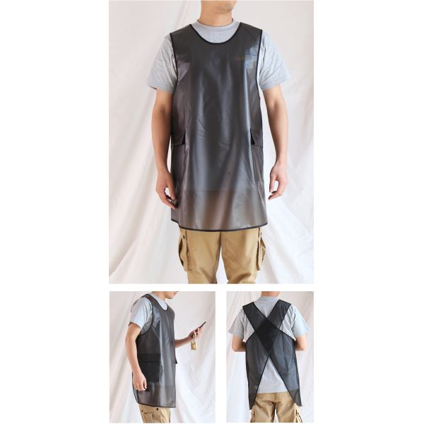 Custom Logo TPU Apron Fashion Restaurant Waterproof Apron for Wait Staff Uniform Needs