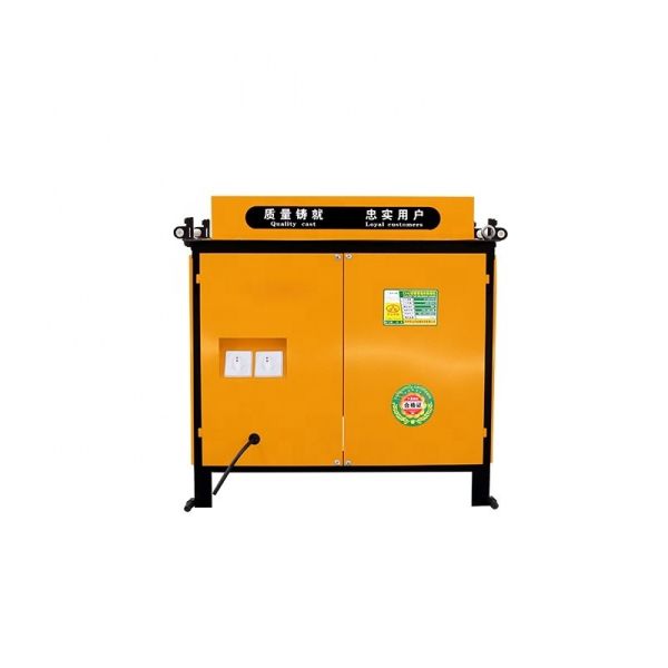 Cleaning Process Steel Bar Roller Conveyor Shot Blasting Machine with Electric Fuel