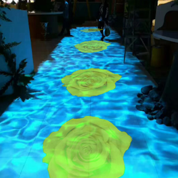 Advertising Outdoor 600w 1000 Watt LED Logo Gobo Ocean Water Wave Projection Light Gobo Projector