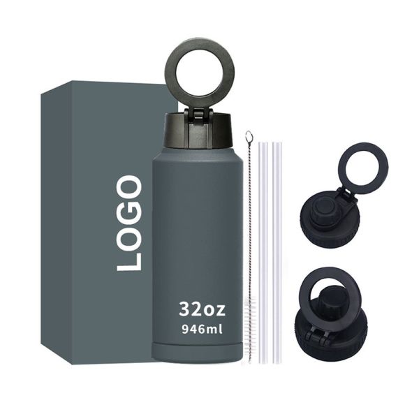 Venta al por mayor de botellas de acero inoxidable personalizadas de 25 oz aprobadas por la FDA, libres de BPA Durabilidad de grado industrial