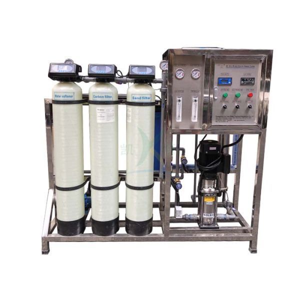 500LPH Ion Exchange Water Softener System With Salt Tank And Cation Resin