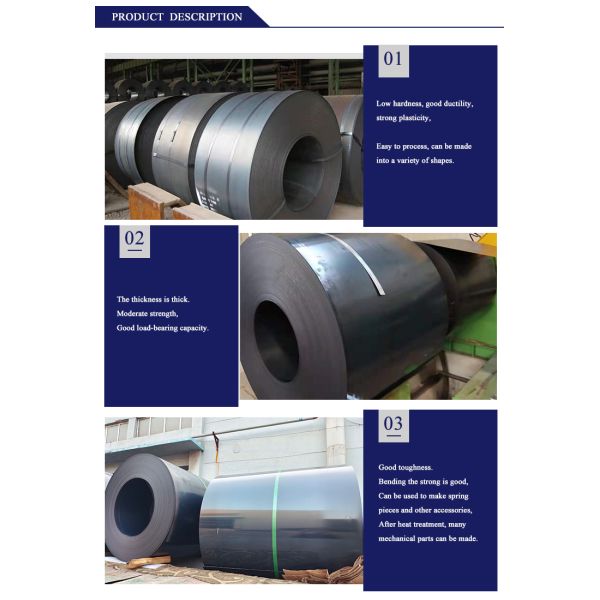 600-1500 мм шириной горячекатаные катушки и хорошая ASTM A36 MS HRC катушка из углеродистой стали для изготовления небольших инструментов