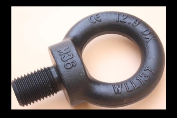 M10 M16  Carbon  steel eye Nut Black silver finishing Customized black  metal nuts