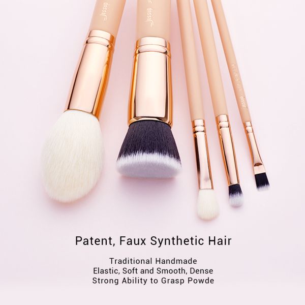 Glossy Aluminum Ferrule Jessup Makeup Brushes 30 Piece Brush Set