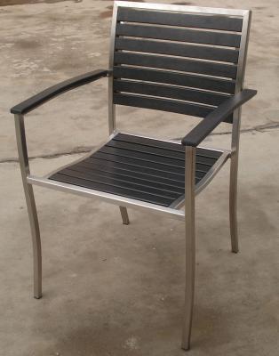 China LFurniture Metal Frame Chair with Wooden Strips-1