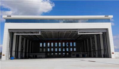 Q355B Prefabricated Steel Structure Hangar Large Space Metal Hangar Design