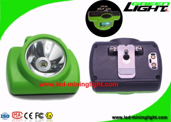 13000 Lux Safety Miners Cordless Cap Lamp Oled Screen SOS With USB / Cradle Charger 