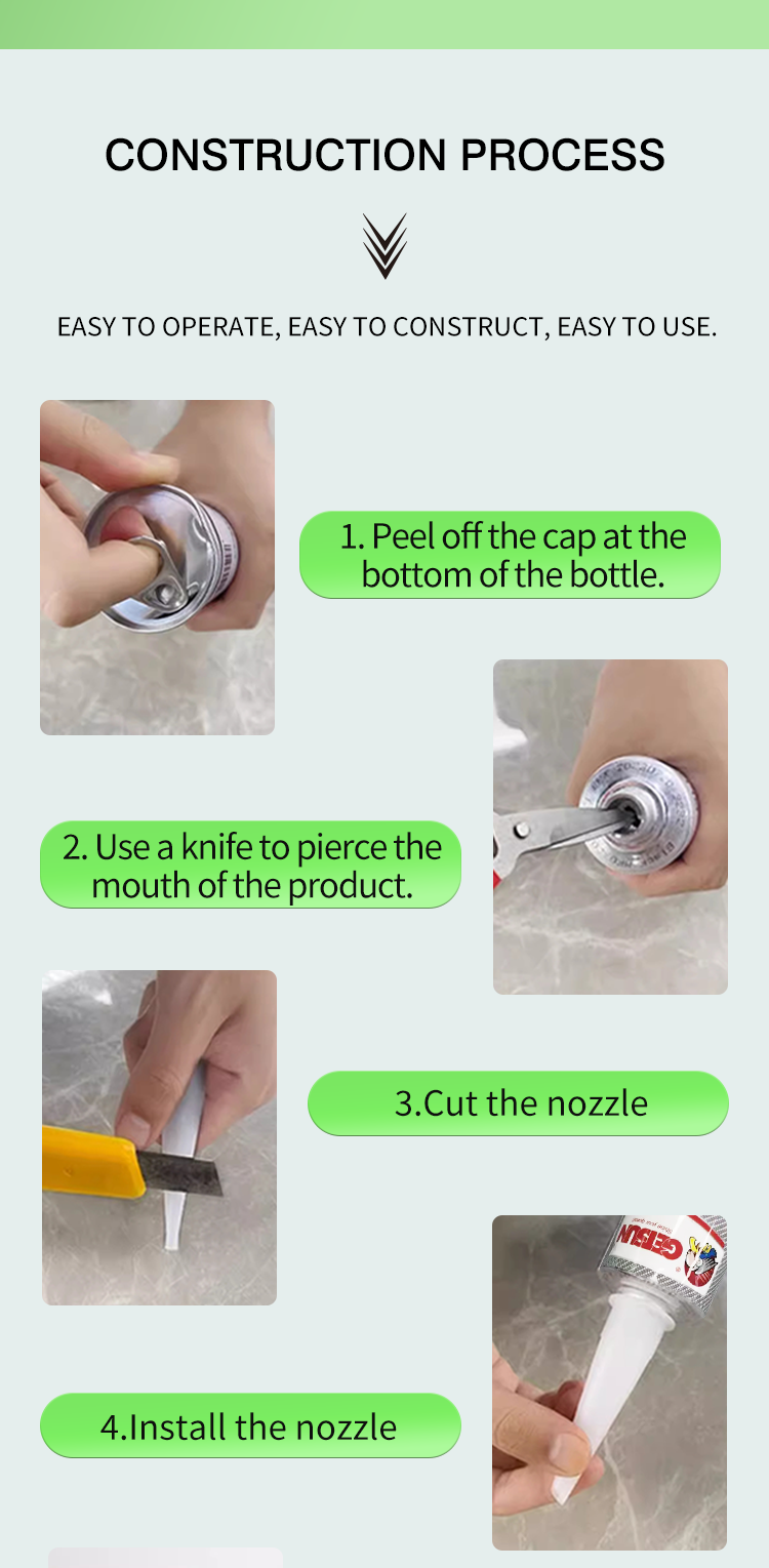 GETSUN Adhésif pour le pare-brise pour la réparation de vitres automobiles