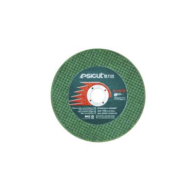 A fibra de vidro de corte de aço inoxidável dos discos de Inox reforçou a roda eliminada 4in da resina