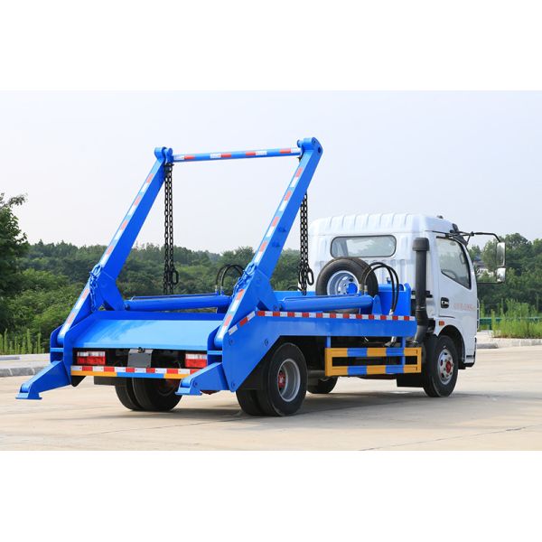 Swing Arm Waste Truck With 6-Cubic Meter Garbage Bin
