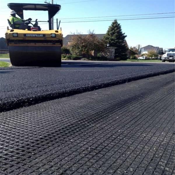 Roadbed Reinforcement Polyester Geogrid For Civil Engineering Development